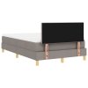 Boxspring postel s matrací Taupe 120x200 cm z tkaniny 3338913