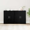 Vysoký bufet 2 pcs Černý dub 60 x 31 x 70 cm Kompozitní dřevo 3365552