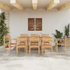 Zahradní stohovatelné židle 8 pcs Hnědá 55.5 x 55.5 x 90 cm 3375765