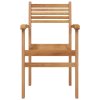 Zahradní stohovatelné židle 8 pcs Hnědá 55.5 x 55.5 x 90 cm 3375765