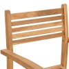 Zahradní stohovatelné židle 8 pcs Hnědá 55.5 x 55.5 x 90 cm 3375765