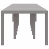 Zahradní stůl Světle šedá 400 x 100 x 73 cm polyratan 3378531