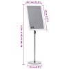 Stojany na plakáty 2 pcs Stříbrná 32.7 x 24 x 108 cm Hliník 3385632