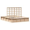 Rám postele Hnědá 160 x 200 cm Masivní borové dřevo 3385709