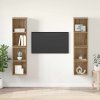 Sestava TV skříněk 4 pcs Artisanový dub 37 x 37 x 72 cm 3393563