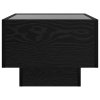 Konferenční stolek Černý dub 40 x 40 x 30 cm Kompozitní dřevo 3394556