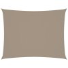 Stínící plachta oxfordská látka obdélníková 3,5 x 4,5 m taupe 135434