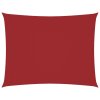 Stínící plachta oxfordská látka obdélníková 4 x 5 m červená 135656
