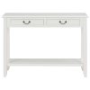 Konzolový stolek bílý 110 x 35 x 80 cm dřevo 249900