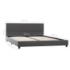 Rám postele šedý umělá kůže 120 x 200 cm 284776