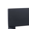 Rám postele s LED světlem černý umělá kůže 90 x 200 cm 285480