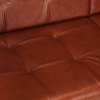 2místná sedačka hnědá pravá kozí kůže 288283
