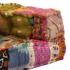 2místný modulární pouf patchwork textil 244987