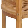 Lavice banana 180 cm masivní teakové dřevo 310494