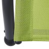 Dvojité zahradní lehátko s baldachýnem textilen zelené 310546