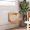 Pelíšek pro kočku s polštářkem vodní hyacint 37 x 20 x 20 cm 245496