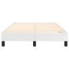 Rám postele s boxspringem bílý 120 x 200 cm umělá kůže 3120689