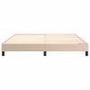 Rám postele s boxspringem cappuccino 160x200 cm umělá kůže 3120711