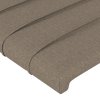 Rám postele bez matrace taupe 180 x 200 cm textil 3125158