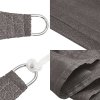 Stínící plachta 160 g/m² antracitová 5 x 5 x 6 m HDPE 311100