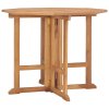 Skládací zahradní jídelní stůl 90 x 90 x 75 cm masivní teak 315447