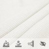 Plachta proti slunci 160 g/m² bílá 3 x 4,5 m HDPE 311238