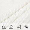 Plachta proti slunci 160 g/m² bílá 3,5 x 3,5 x 4,9 m HDPE 311257
