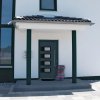Vchodové dveře antracitové 110 x 210 cm hliník a PVC 3157070