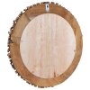 Nástěnné zrcadlo 60 cm teak kulaté 288802