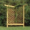 Rohová pergola s lavicí 166 x 81 x 174 cm impregnovaná borovice 318418