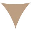 Stínící plachta 160 g/m² taupe 4 x 4 x 4 m HDPE 311423