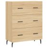 Skříň highboard dub sonoma 69,5 x 34 x 180 cm kompozitní dřevo 3189400