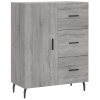 Skříň highboard šedá sonoma 69,5 x 34 x 180 cm kompozitní dřevo 3189467