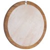Nástěnné zrcadlo 60 cm teak kulaté 288806