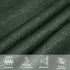 Plachta proti slunci 160 g/m² tmavě zelená 3,5 x 4,5 m HDPE 311461