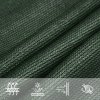 Plachta proti slunci 160 g/m² tmavě zelená 3,5 x 4,5 m HDPE 311461