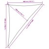 Stínící plachta 160 g/m² tmavě zelená 4 x 5 x 6,8 m HDPE 311486