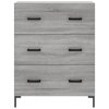 Skříň highboard šedá sonoma 69,5 x 34 x 180 cm kompozitní dřevo 3195849
