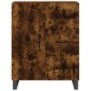 Skříň highboard kouřový dub 69,5 x 34 x 180 cm kompozitní dřevo 3195928