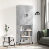 Skříň highboard betonově šedá 69,5x34x180 cm kompozitní dřevo 3196071