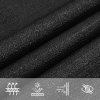 Stínící plachta 160 g/m² černá 2,5 x 4 m HDPE 311729