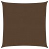 Plachta proti slunci 160 g/m² hnědá 3,6 x 3,6 m HDPE 311770