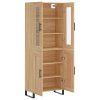 Skříň highboard dub sonoma 69,5 x 34 x 180 cm kompozitní dřevo 3198364