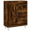 Skříň highboard kouřový dub 69,5 x 34 x 180 cm kompozitní dřevo 3198694