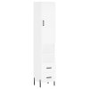 Skříň highboard bílá 34,5 x 34 x 180 cm kompozitní dřevo 3198921