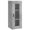 Skříň highboard betonově šedá 34,5x34x180 cm kompozitní dřevo 3199509