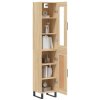 Skříň highboard dub sonoma 34,5 x 34 x 180 cm kompozitní dřevo 3199516
