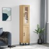 Skříň highboard dub sonoma 34,5 x 34 x 180 cm kompozitní dřevo 3199516