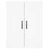 Skříň highboard bílá 69,5 x 34 x 180 cm kompozitní dřevo 3199969
