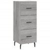 Skříň highboard šedá sonoma 34,5 x 34 x 180 cm kompozitní dřevo 3200215
